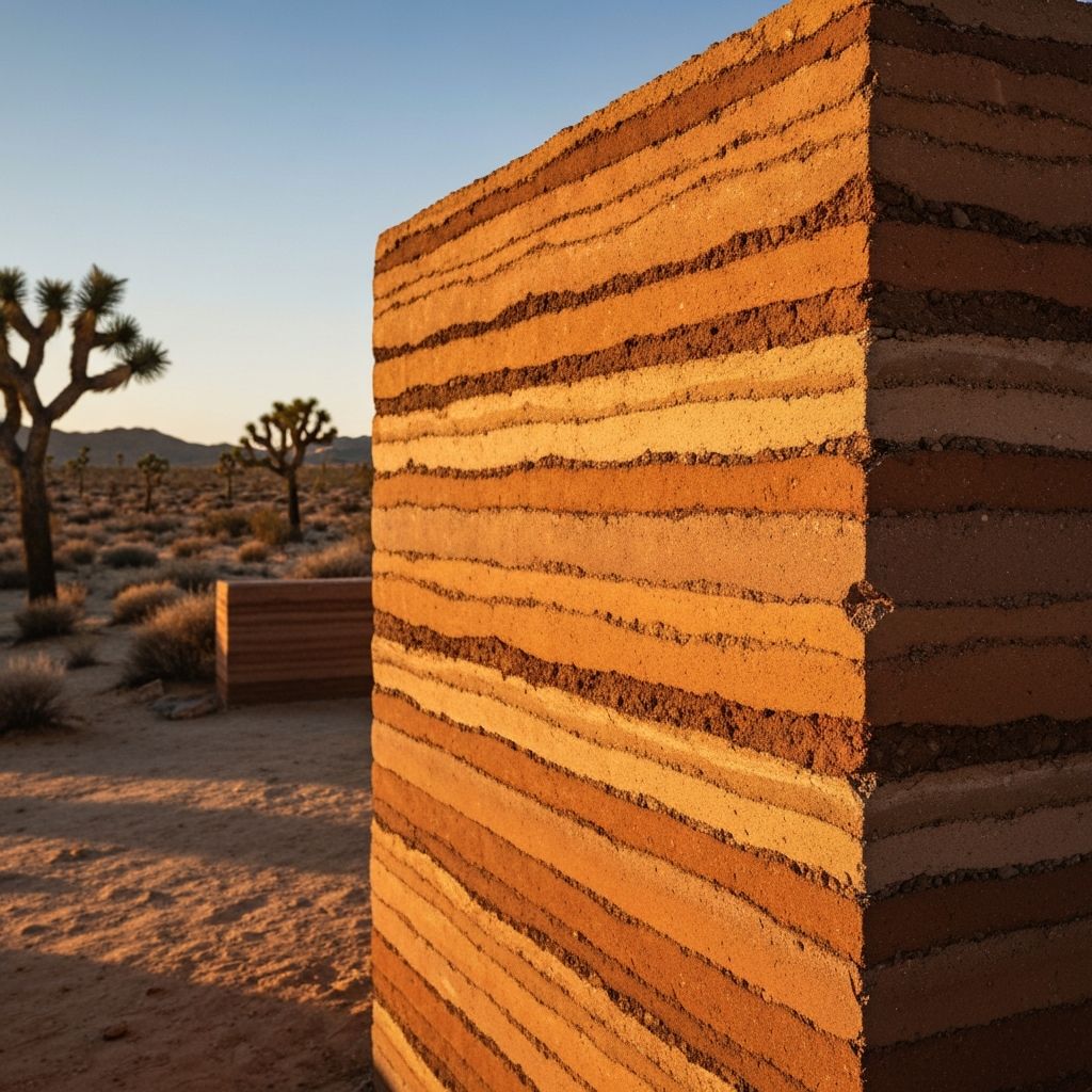 Rammed Earth Detail